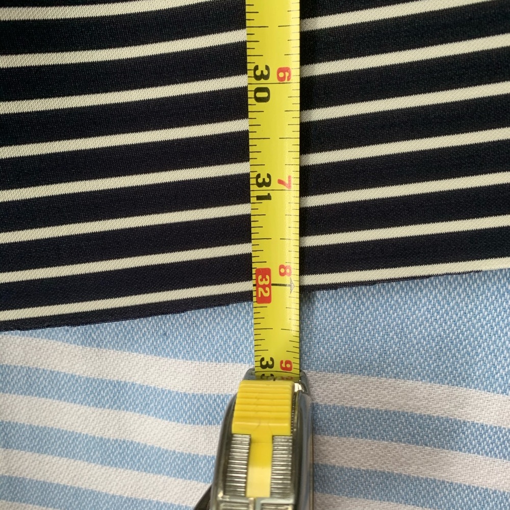 NWT AQUA Scuba Neoprene Striped Dress - Picture 7 of 16